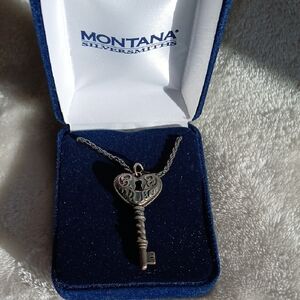 Montana Silversmiths Burnished Bronze Key Necklace
